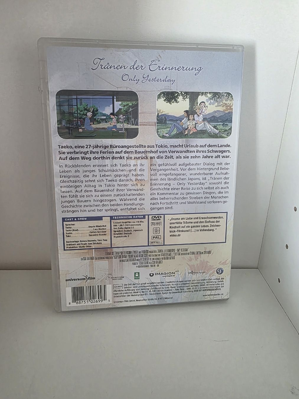 Tutti i DVDs: Tränen der Erinnerung Film – Usato da Berneck venduto da Amuell 1