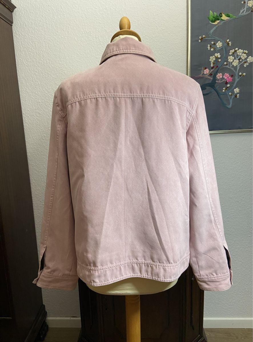 Giacche: BIAGGINI Jacke Velour rosa Gr. 44 – Usato da Fislisbach venduto da KolibriSecondhand 2
