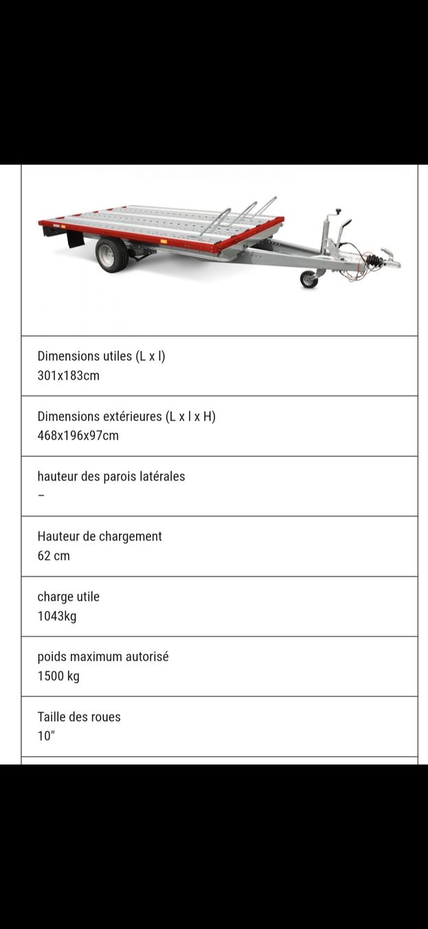 Stema Rimorchi: location remorque motos – Usato da St-Légier-Chiésaz venduto da tho_g2sn 4