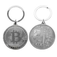 Schlüssel anhänge BITCOIN Krypto Münze S. Neu