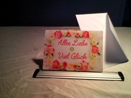 Grusskarten: Geburtstag, Liebe, Glück, Vintage! 4er Set