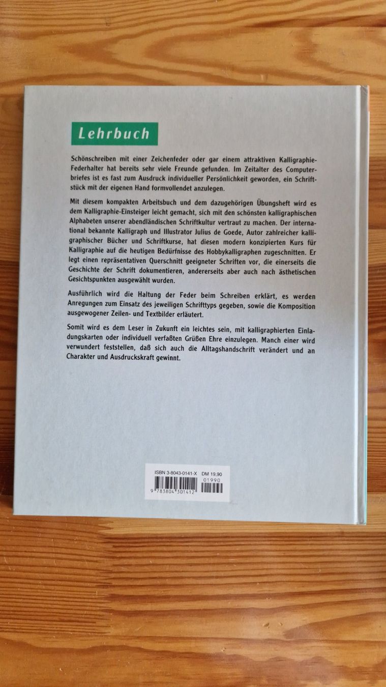 Libri: Kalligraphie für Einsteiger – Usato da Landschlacht venduto da Bluemehaex 1