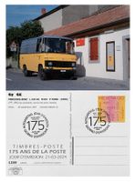Gy Genève pays genevois Ersttag Briefmarke 175 Jahre Post
