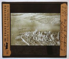 Glasdia USA New York: Handels- u. Schifffahrtsbezirk um 1920