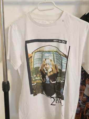 T-shirt homme blanc Replay Tupac taille S 🚨 1chf