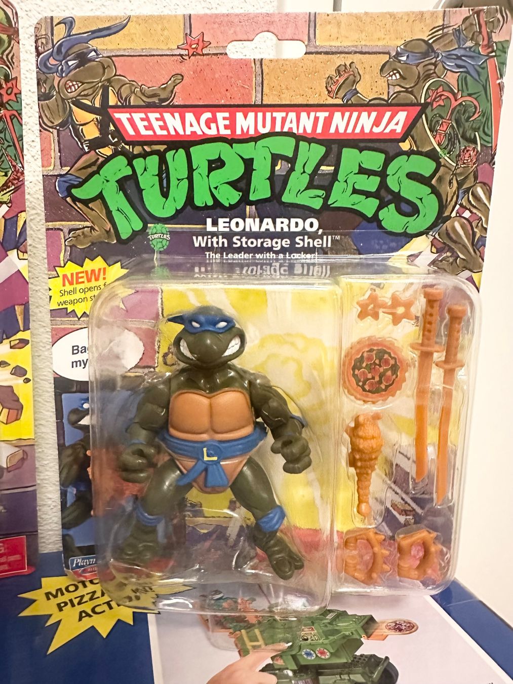 Giocattoli: TMNT Pizza Thrower Leonardo Raphael ninja turtles neu set – Nuovo e nell'imballaggio originale da Baar venduto da Mic_vL 3