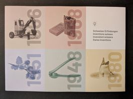 Schweizer Erfindungen 2021–2025 Sonderausgabe mit 5 Blocks