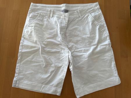 Sommer-Bermudas, weiss, Gr. 42