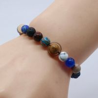 Solar System Planeten Armband aus Stein