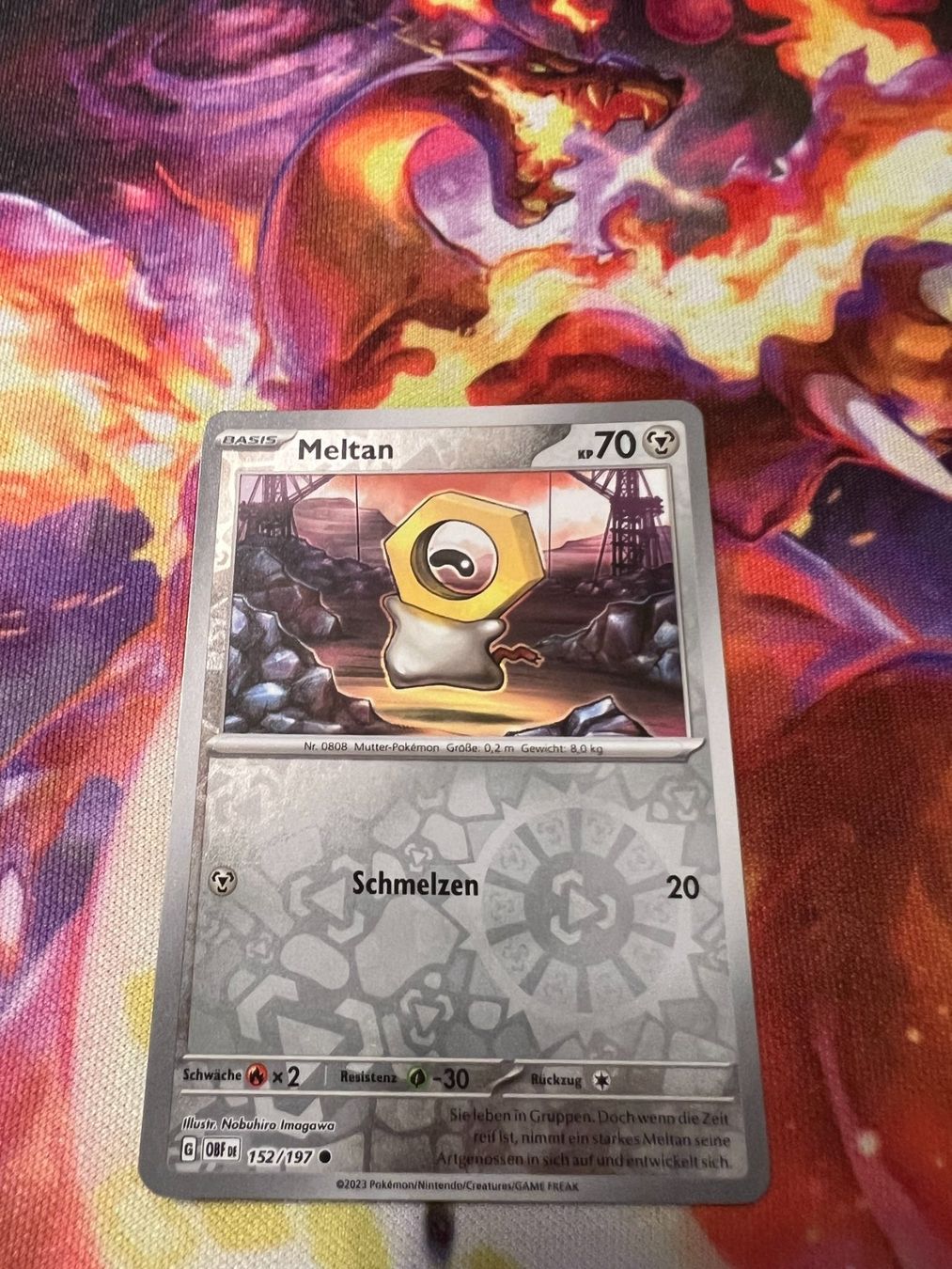 Pokémon Carte collezionabili: Meltan (OBF 152) / -DE- / Reverse Holo / Obsidianflammen – Nuovo (secondo la descrizione) da Bülach venduto da CherryBlu