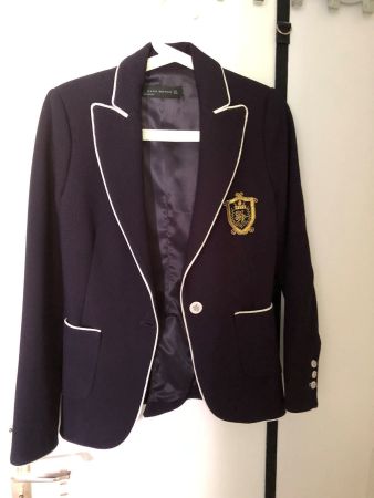 BLAZER ZARA  Grösse S Dunkelblau Wunderschön