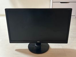 AOC LCD Monitor 24” inkl. Strom- & Bildschirmkabel