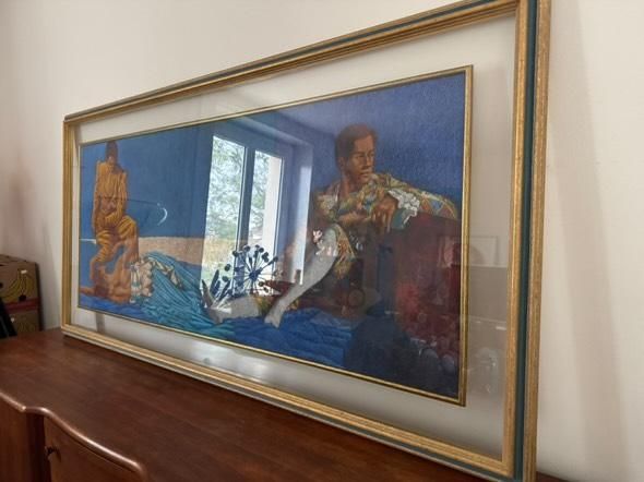 Gemälde: Grande tableau de Jacques Biolley – Gebraucht aus Vésenaz von Angela.C3 7