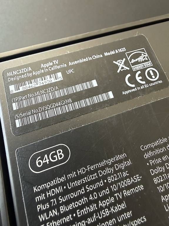 Apple Systèmes audio & multimédias: Apple TV Box Model A1625 – D'occasion à Kollbrunn par datu80 2