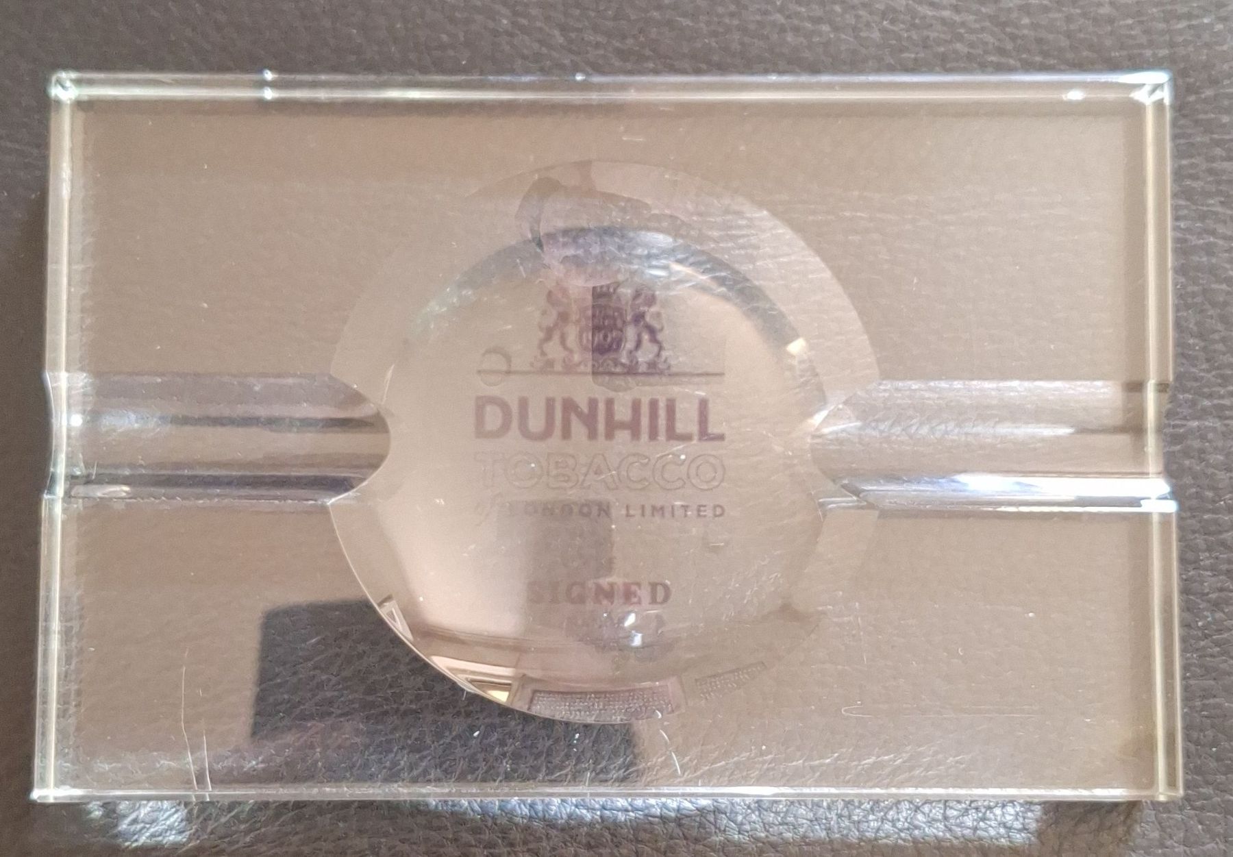 Dunhill Portacenere: Edler Dunhill Aschenbecher aus Glas. – Usato da Mellingen venduto da Aegert5