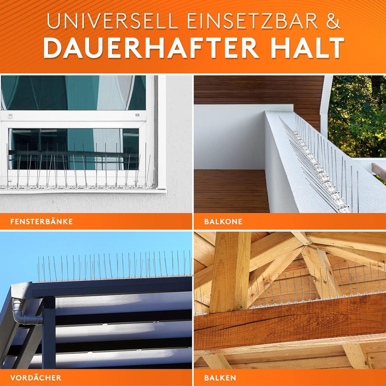 Recinzioni: Taubenabwehr Spikes 10 Meter Edelstahl – Nuovo e nell'imballaggio originale da St. Gallen venduto da sch_zsz7 6