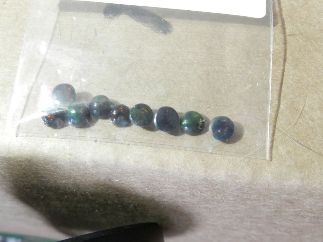 Pietre preziose: LOT 9x Black OPAL 2carat – Nuovo (secondo la descrizione) da Gals venduto da Vivelesencheres 1