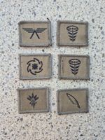 *** Funktionsabzeichen Set 6 stk mit klett ***