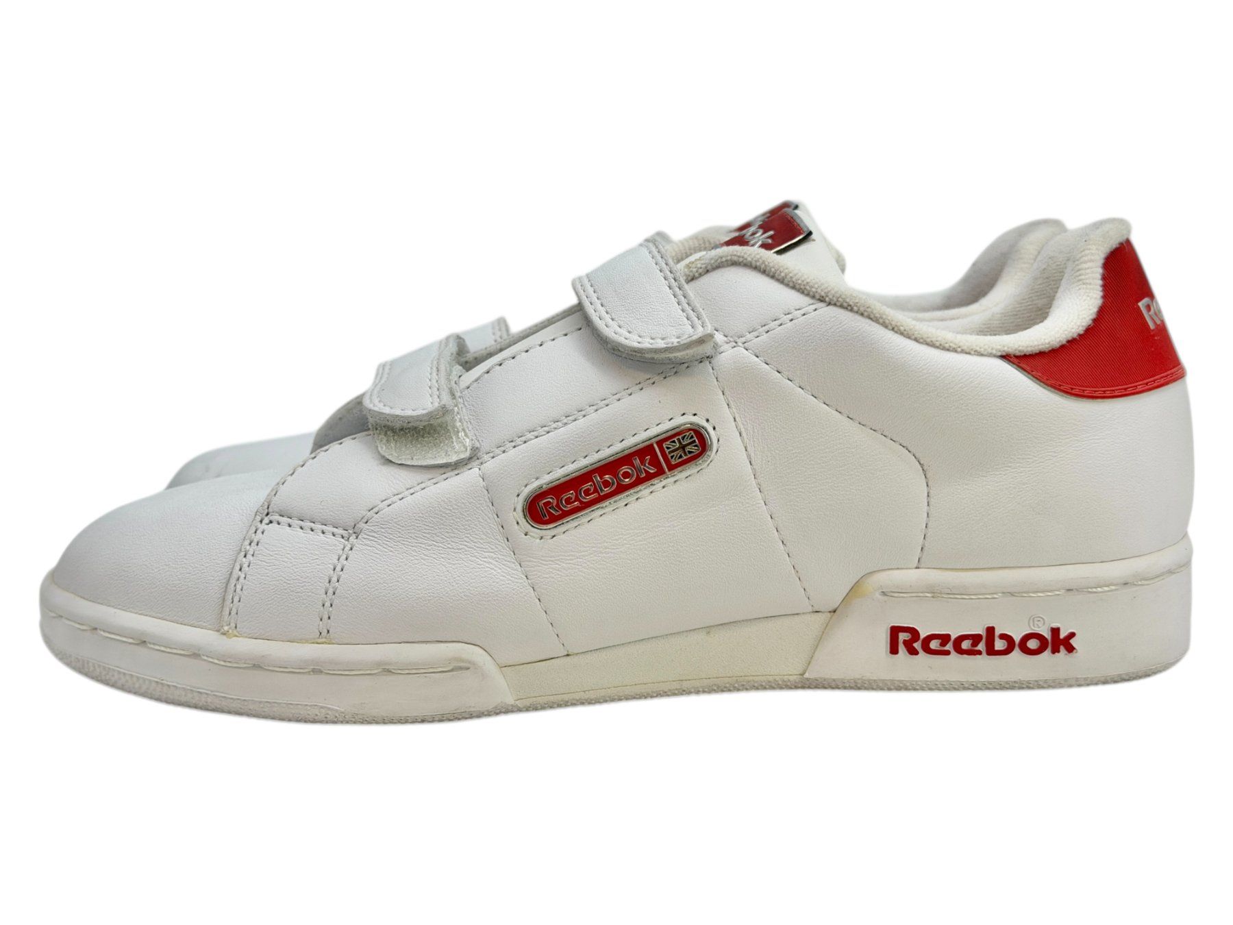 Reebok Herrenschuhe: Reebok - Baskets blanches en cuir - Pointure 38 – Gebraucht aus Morges von Novantica 6