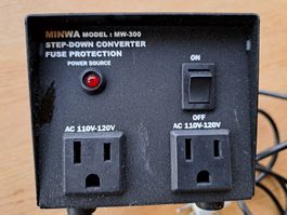 Step-Down Converter für US Gitarren Amps