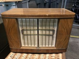 Siemens Röhrenradio Holzgehäuse Antik Vintage Radio  PTT