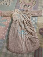 Babyschlafsack Plüsch beige mit Bär Motiv