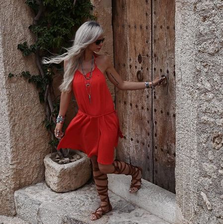 🤩MANGO KLEID ORANGE & TASCHEN NEU & GUCCI P.