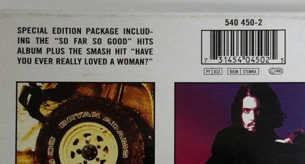 CDs: Bryan Adams–So Far So Good - Special Edition CD & CD Single! – D'occasion à Brittnau par Zibu 3