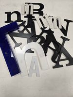 Lettres en plastic