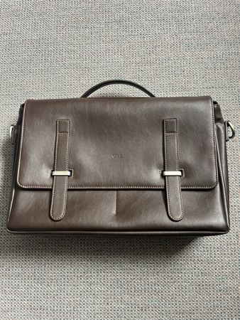 Will’s Vegan Store Messenger Bag – Braun – sehr guter Zustan