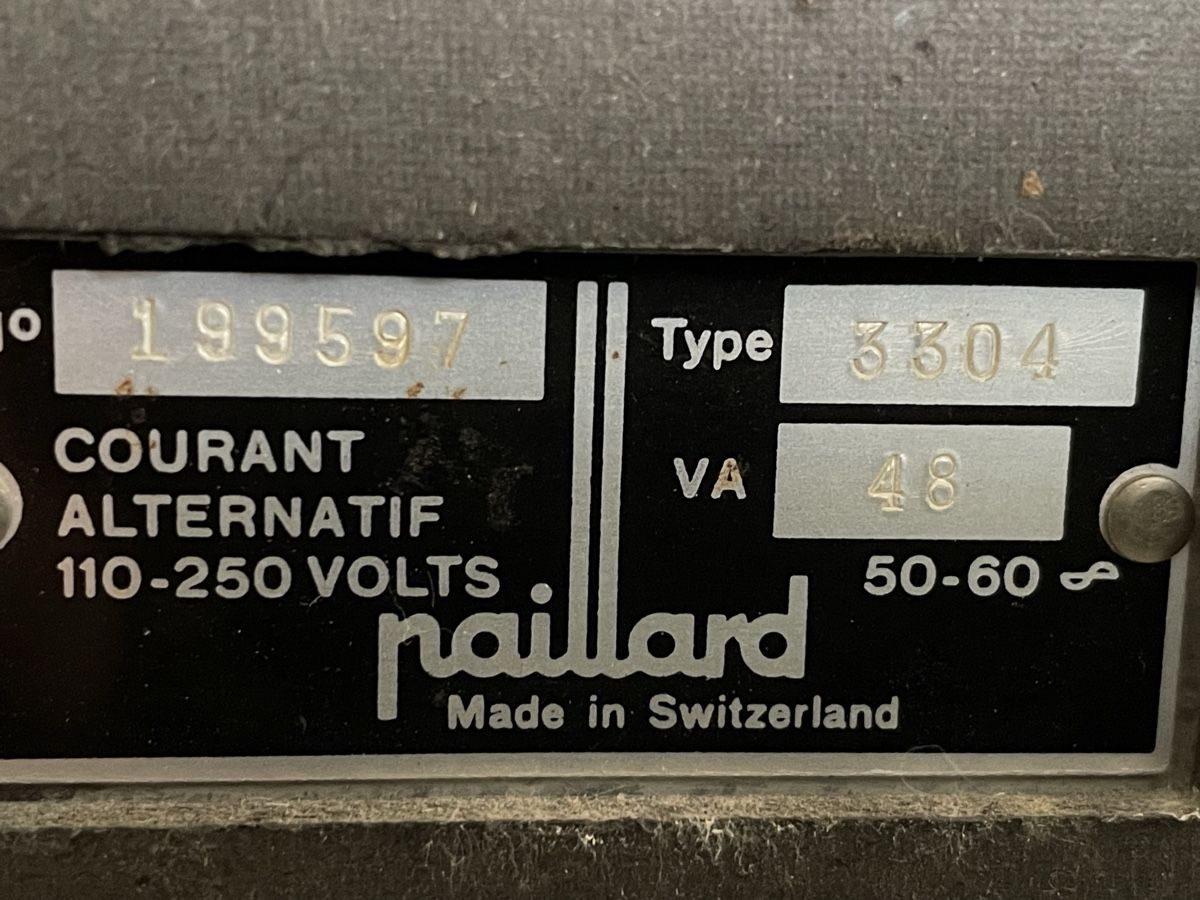 Paillard Radios: Schweiz kleinradio Paillard – Défectueux à Oftringen par Jradioman 3