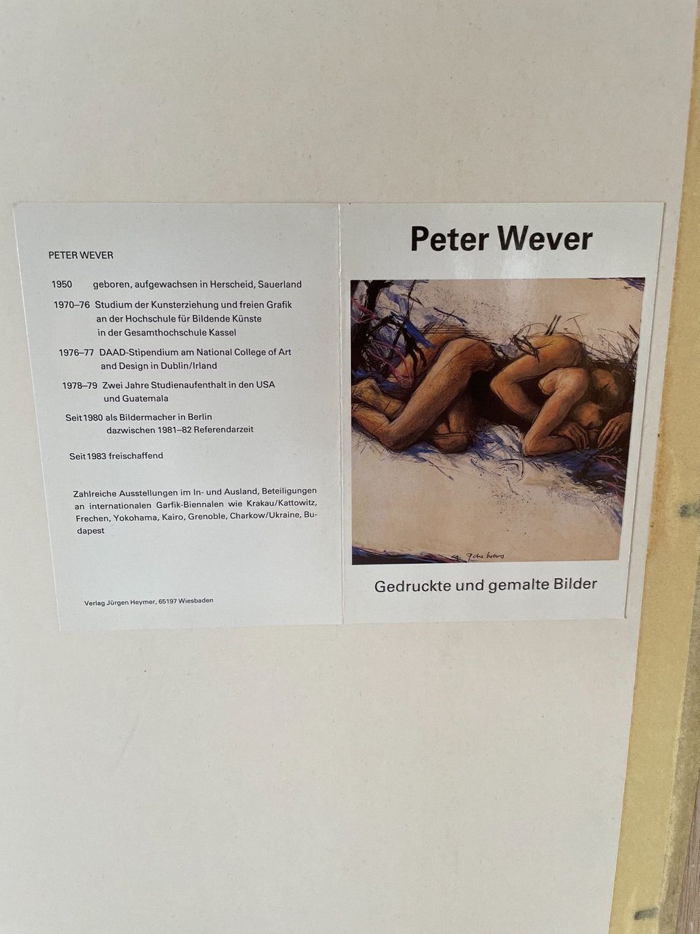 Grafica & Litografie: Litho Peter Wever Numérotée et Signée – Usato da Vallamand venduto da Bricbracbroc82 9