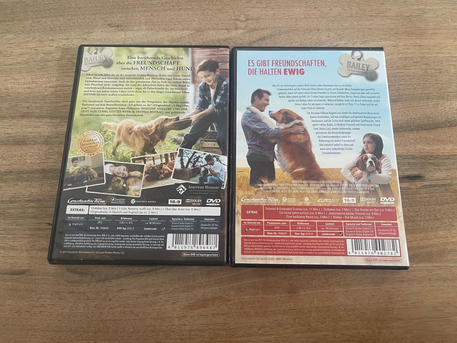 Alle DVDs: Bailey 2 Teile – Gebraucht aus Aarau von Aurora0810 1