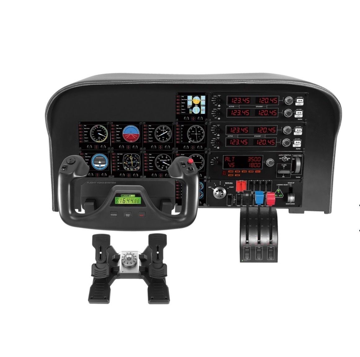 Logitech Controller: Logitech G Saitek Pro Flight Yoke System USB für PC – Nuovo e nell'imballaggio originale da Neftenbach venduto da AlindTech 5