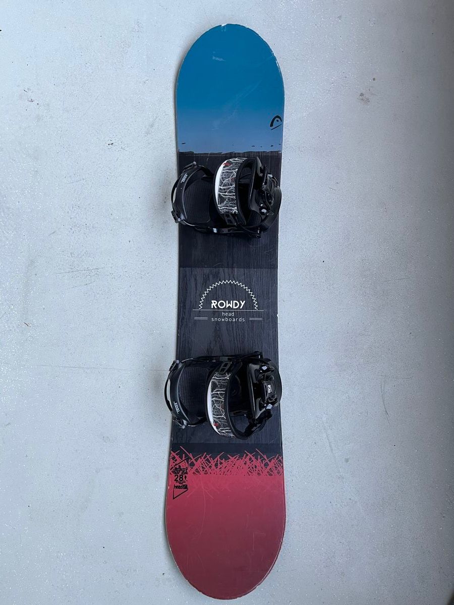 Head Board: Snowboard Head rowdy 128cm inkl. Bindung – Usato da Horgen venduto da pupcia01