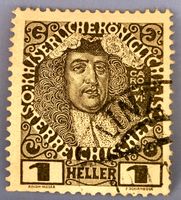 BRIEFMARKEN aus Österreich  Kaiser Karl VI.  GESTEMPELT 