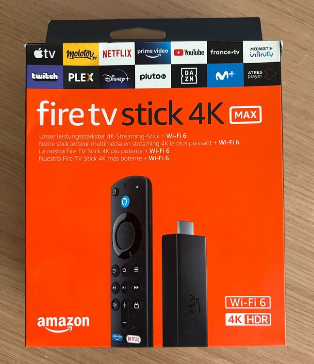 Fire TV Stick 4K Max Lecteur de streaming avec télécommande