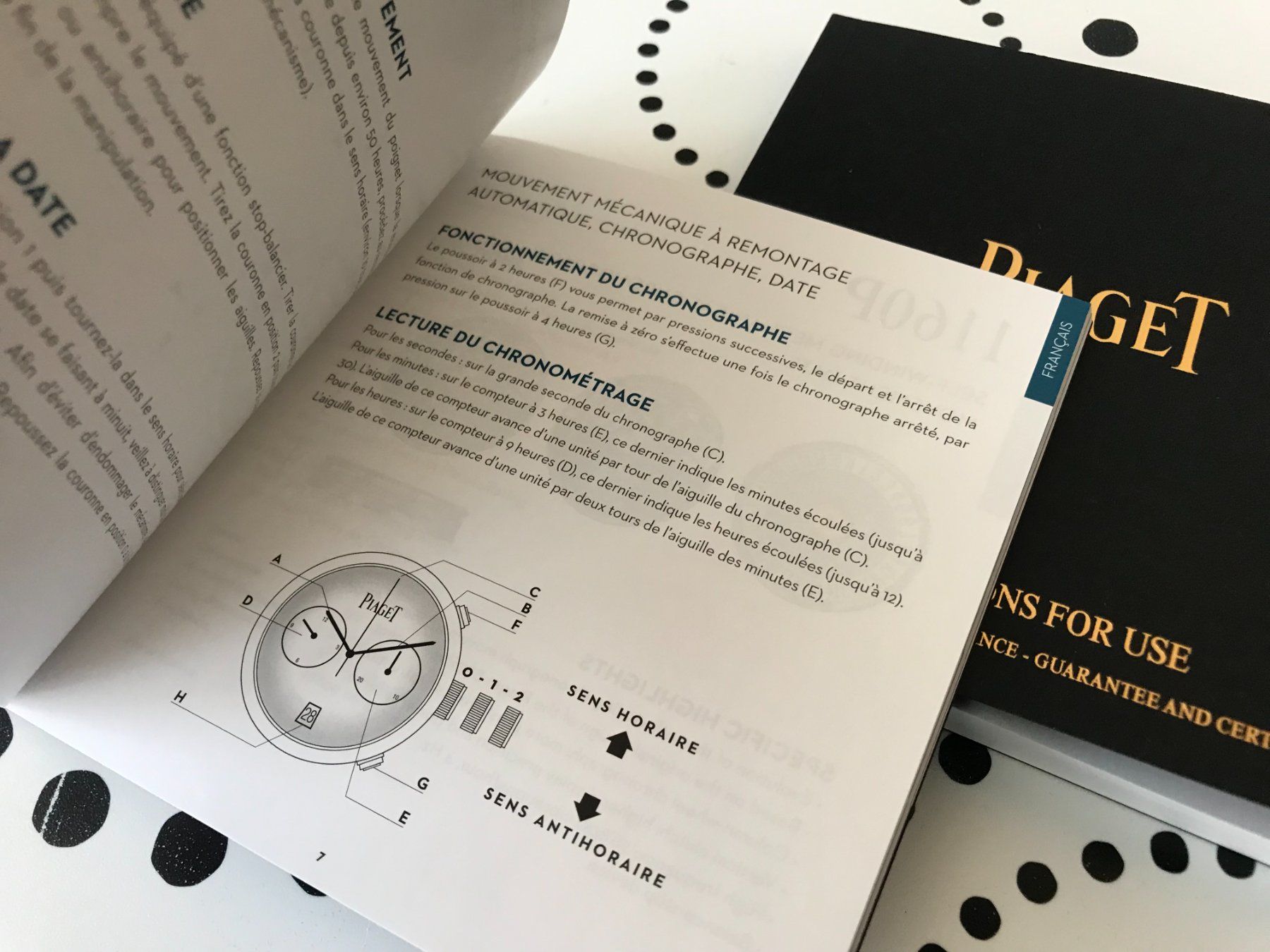 Documenti: PIAGET ORIG. 2x OPERATING INSTRUCTIONS FOR US WATCHES !!! – Nuovo (secondo la descrizione) da Epalinges venduto da dream-watch 8