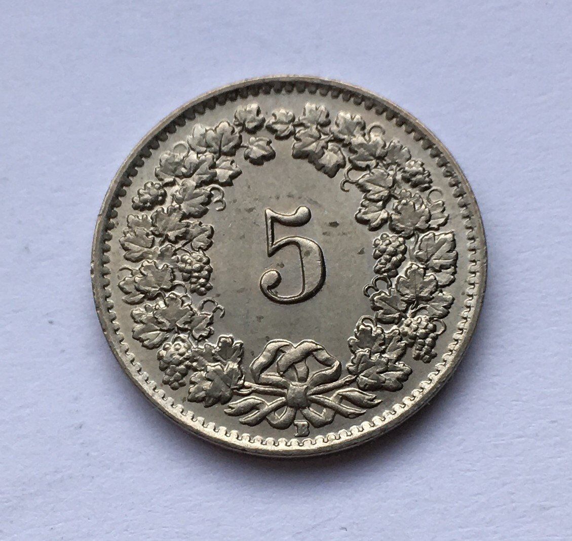Tutti le monete: 1949 5 Rappen unz – Nuovo (secondo la descrizione) da Kirchberg SG venduto da Zenhad69 1