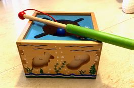 ✨Angelspiel, Holz - Lernspielzeug ab 3 J. + Go Go Toys