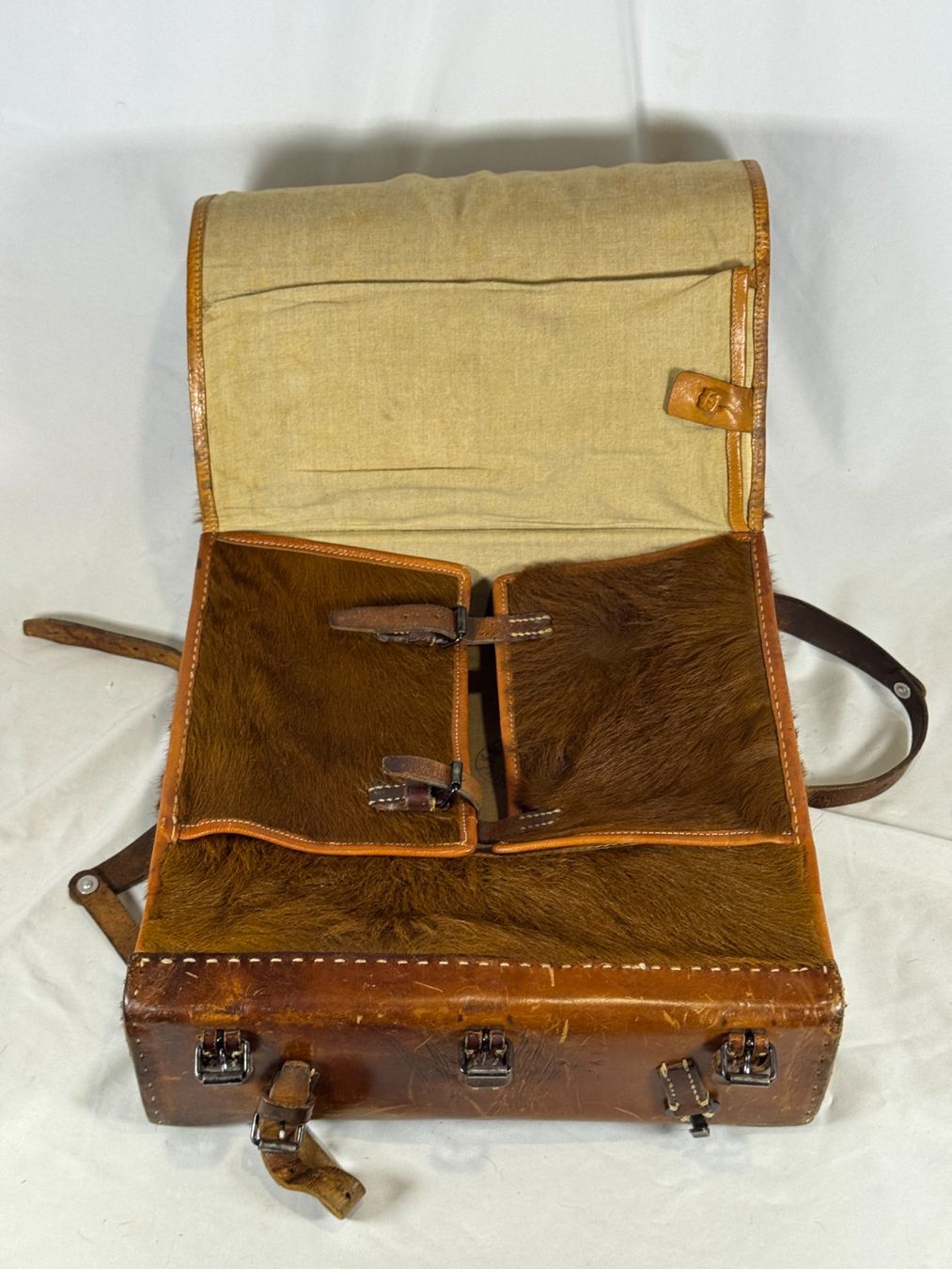 Schweizer Armee Rucksäcke: Tornister Armée Suisse "Haaraffe" - Lugano 1954 – Gebraucht aus Tramelan von lolopat 7