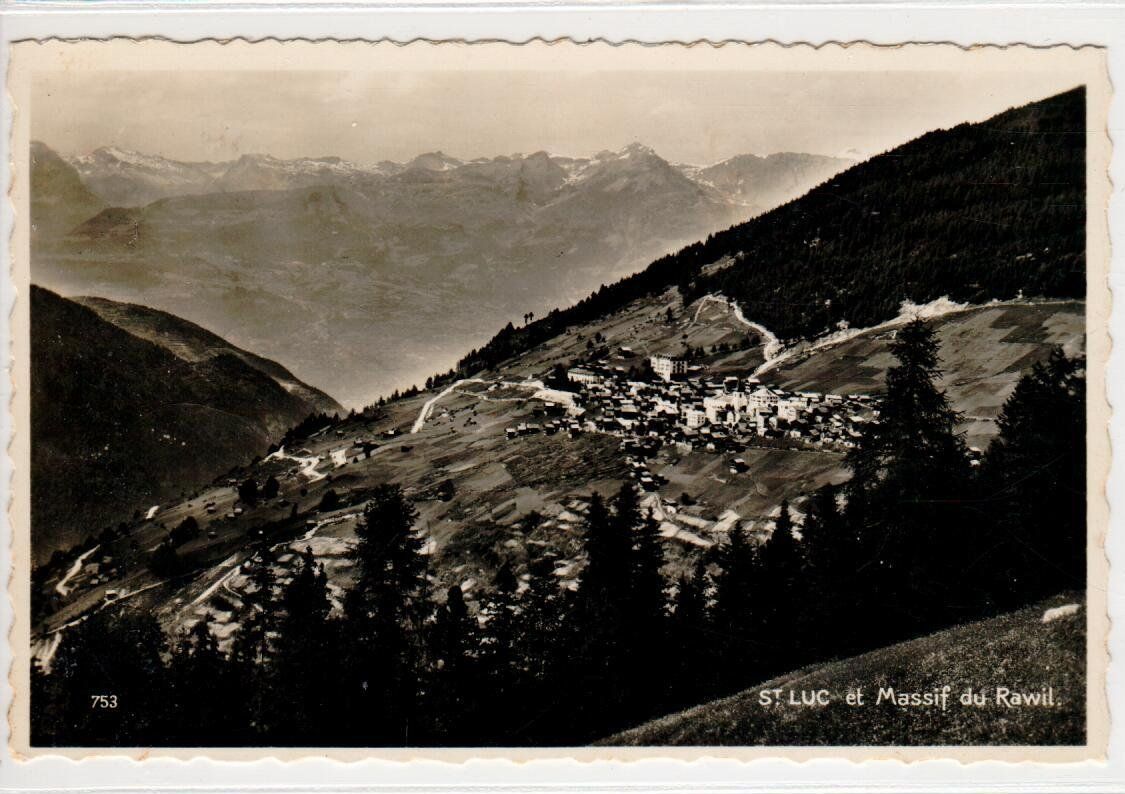 Cartoline postali: St. Luc et Massif du Rawil – Usato da Wolhusen venduto da Curver9