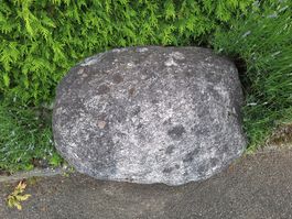 Findling, Dekostein, gross schwer Granit/Gneis