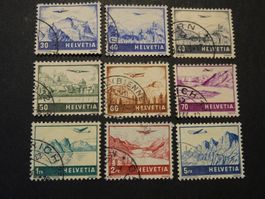 1941 FLUGPOST LANDSCHAFT; LINKSEITIGE ST