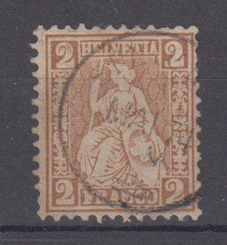 Tutti i francobolli: N° 37a oblitéré (280.--) – Usato da Boécourt venduto da Denteles66