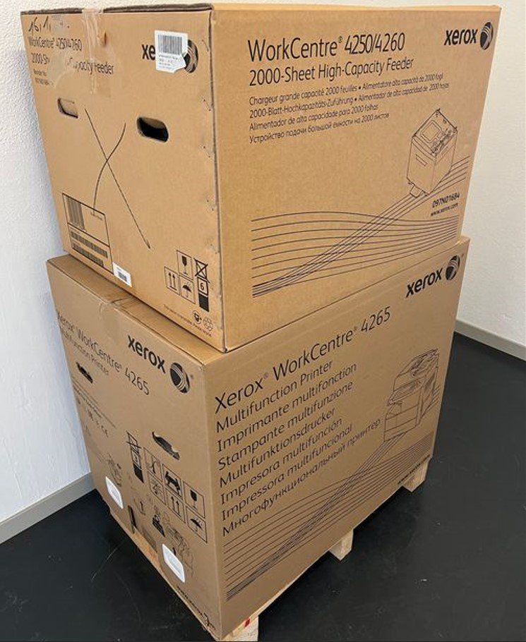 Xerox Drucker: Xerox WorkCentre 4265dn, A4 S/W MFP, neu, originalverpackt – Neu und originalverpackt aus Glattbrugg von copytron 3