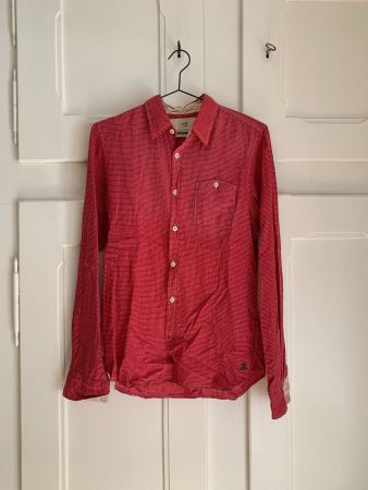 SCOTCH & SODA - Hemd rot-weiss kariert S
