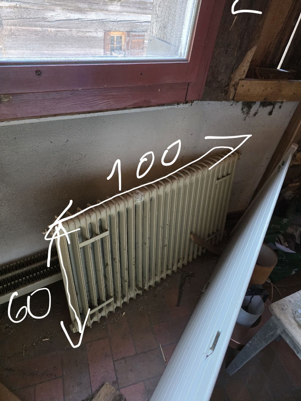 Heizgeräte: Radiator 100x60 cm beige used – Gebraucht aus Zweisimmen von jun_9mrz