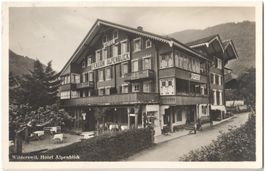 WILDERSWIL: Hotel Alpenblick, Foto-AK D'Aguanno ~1930