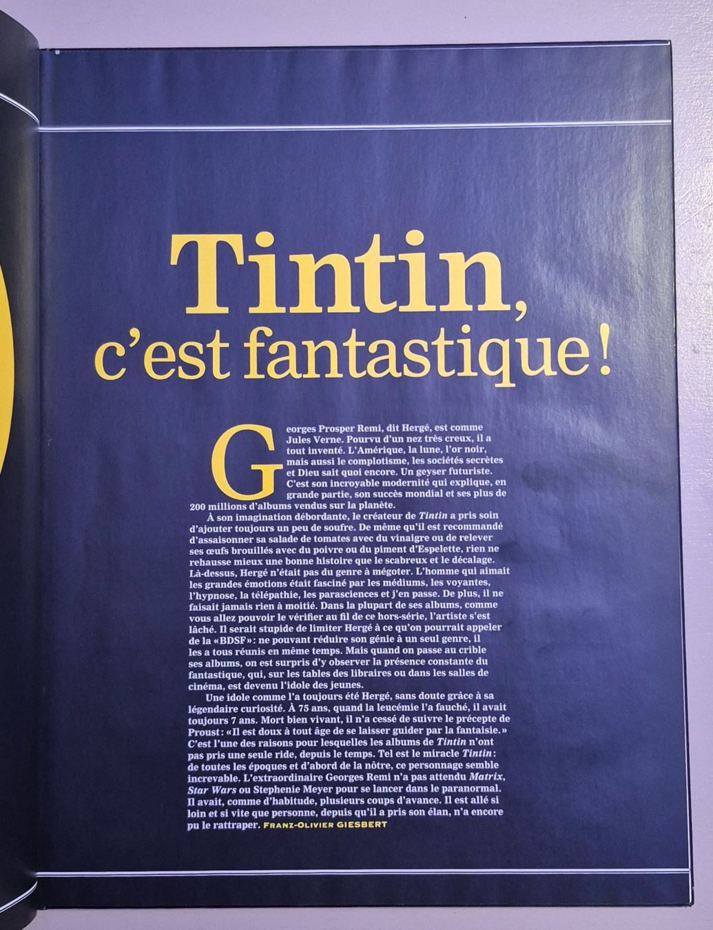 Fumetti: Tintin et les forces obscures - Historia - 2013 – Usato da Grand-Lancy venduto da loi_599y 2